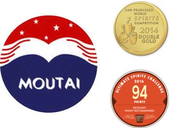 Moutai Logo with two awards