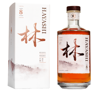 Hayashi 8 YR bottle and box